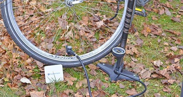 AARON Sport One Fahrradpumpe im Test - extra langer Schlauch