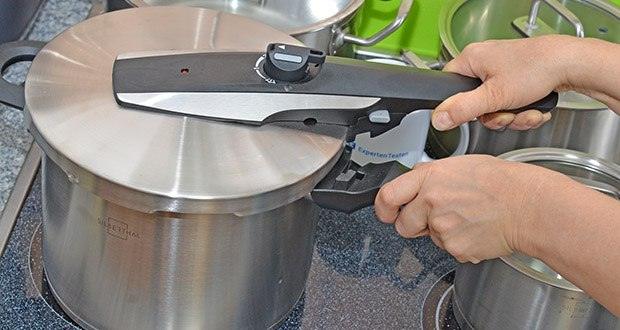 SILBERTHAL Schnellkochtopf 6L im Test - sicherer und eleganter Schnellkochtopf aus hochwertigem Edelstahl zum Zubereiten leckerer, nährstoffreicher Mahlzeiten in kürzester Zeit