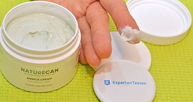 Naturecan Arnica CBD Creme im Test - eine schnelle Hilfe für die Regeneration der Muskeln und hilft bei Entzündungen und Gelenkschmerzen