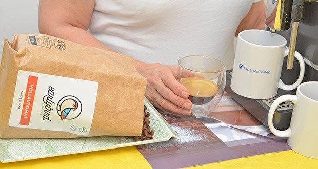 earlybird Bio ganze Bohne Kaffee Vollautomat im Test - ein kräftig-schokoladiger Kaffee für den Vollautomaten