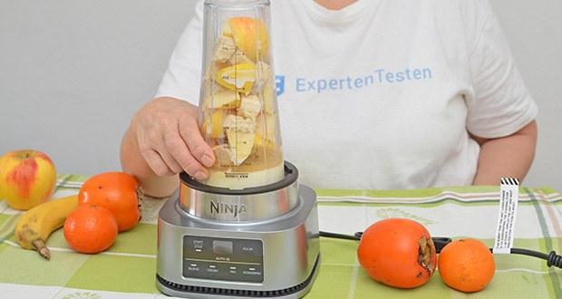 Ninja Foodi 2-in-1 Power Nutri Mixer CB100EU im Test - die hochpräzisen Klingen von Ninja sind aus besonders langlebigem und qualitativ hochwertigem Edelstahl gefertigt