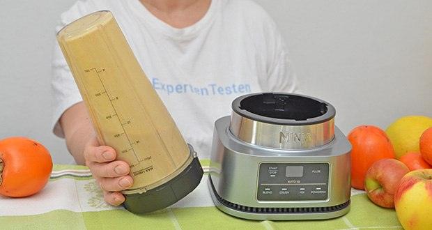 Ninja Foodi 2-in-1 Power Nutri Mixer CB100EU im Test - kombiniert zwei Geräte in einem – mit Power Nutri-Becher (400 ml) für dickere Mischungen und dem größeren Power Nutri-Becher (700 ml) für Drinks und Kreationen mit flüssigerer Konsistenz