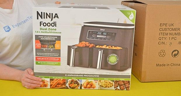Ninja Foodi Dual Zone Heißluftfritteuse AF300EU im Test - Garantie: 2 Jahre