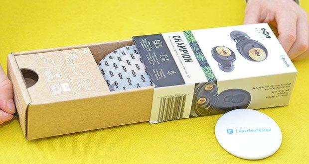 House of Marley True Wireless Champion In-Ear Ohrhörer im Test - mit der Schutzklasse IPX4