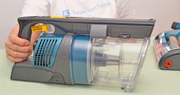 Shark Anti Hair Wrap Akku-Staubsauger IZ201EUT im Test - äußerst handliches Design