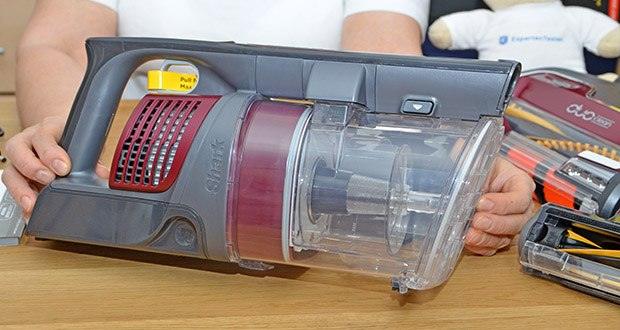 Shark Anti Hair Wrap Akku-Staubsauger IZ251EUT im Test - äußerst handliches Design