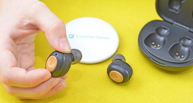 House of Marley True Wireless Champion In-Ear Ohrhörer im Test - umweltfreundliches Bambus-Design