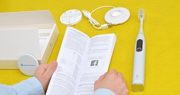 Oclean X Pro Elite Schallzahnbuerste im Test - 6-Achsen-Gyroskop erkennt die Reinigungsbewegung