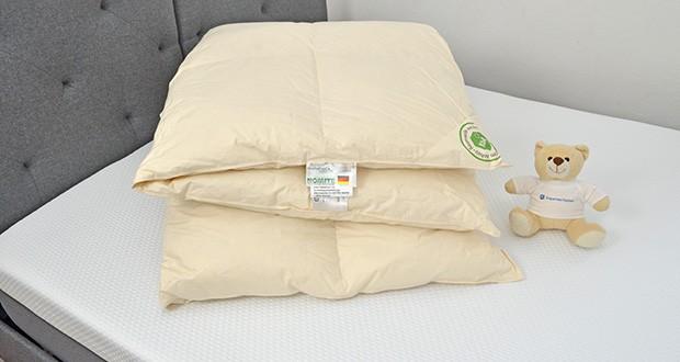 Vitaschlaf-Bio-Luxe-Arktik-Daunendecke-135x200cm im Test - Füllgewicht: 950g
