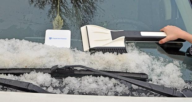 Wirth 2-in-1 Eiskratzer mit Schneebesen im Test - liegt gut in der Hand