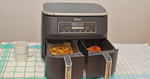 Ninja Foodi Dual Zone Heißluftfritteuse AF300EU im Test - die Heißluftfritteuse, mit der Sie gleichzeitig 2 unterschiedliche Mahlzeiten zubereiten