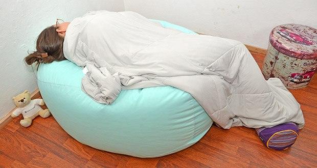 Bruni Sitzsack Classico im Test - kannst du ihn als Sitzsack zum Lesen, Zocken, Schlafen oder einfach Entspannen nutzen