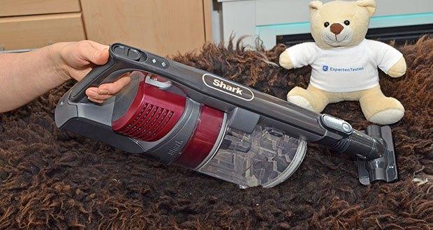 Shark Anti Hair Wrap Akku-Staubsauger IZ251EUT im Test - verwandeln Sie den Shark Anti Hair Wrap Akku-Staubsauger per Knopfdruck in einen kabellosen Handstaubsauger