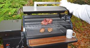 Burnhard Pelletsmoker Flint im Test - ist 'ne echte Aroma-Maschine und sorgt für zarte und vor Saft triefende Fleisch-Sensationen inklusive legendärem Smokering