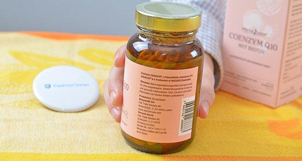 effective nature Coenzym Q10 Kapseln mit Biotin im Test - Vegan, Glutenfrei, Laktosefrei, hergestellt in Deutschland