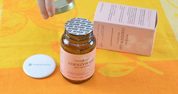 effective nature Coenzym Q10 Kapseln mit Biotin im Test - hochdosiert mit 250mg CAVAQ10