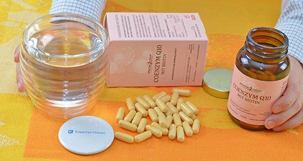 effective nature Coenzym Q10 Kapseln mit Biotin im Test - die Q10-Kapseln in Kombination mit 2 Vitaminen sind eine gute Wahl für Sie und versorgen Ihren Körper mit gleich 3 hochwertigen und hochdosierten Inhaltsstoffen