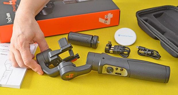 Hohem iSteady Pro4 Action Kameras Gimbal im Test - breitere Kompatibilität und Doppelte Erweiterungsanschlüsse