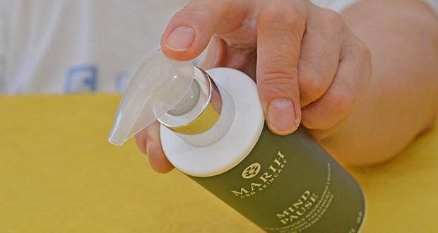 MARIH Mind Pause Body Lotion im Test - ein natürliches Mittel gegen Entzündungen - Öl aus der Hanfpflanze