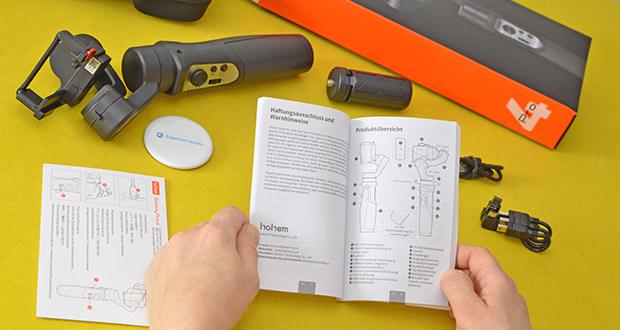 Hohem iSteady Pro4 Action Kameras Gimbal im Test - funktioniert mit GoPro Hero 10/9/8/7/6/5/4/3, DJI Osmo Action, Insta360 ONE R (4K & 1-Inch), Sony Rx0 und anderen Actionkameras, die ähnliche Abmessungen haben