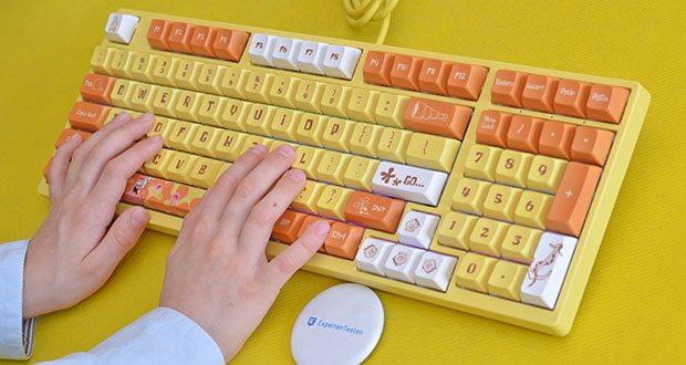 Akko Mechanische Tastatur SpongeBob 3098S Bundle im Test - Spongebob Zusammenarbeit in einer vorgefertigten Tastatur in voller Größe