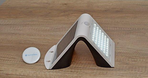 GINUX by LEDStar Solarlampen für Außen mit Bewegungsmelder im Test - superhelle Solarlampen für Außen