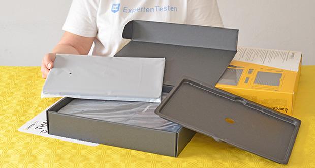 Xencelabs Stifttablett Medium Bundle im Test - Abmessungen: 320 x 233 x 8 mm, Produktgewicht: 852g