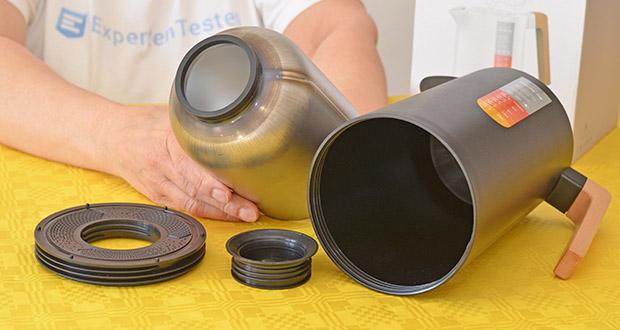 MONODEAL Thermoskanne 1L im Test - doppelwandige Vakuumisolierung