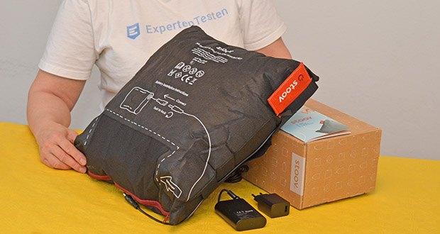 Stoov Heizkissen im Test - GroĂźe Innenkissen ca. 43x58cm