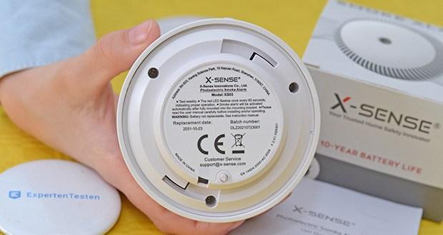X-Sense XS03 Eigenständiger Rauchmelder im Test - erfüllt EN-14604 Standard für hohe Haltbarkeit, Qualität und Sicherheit