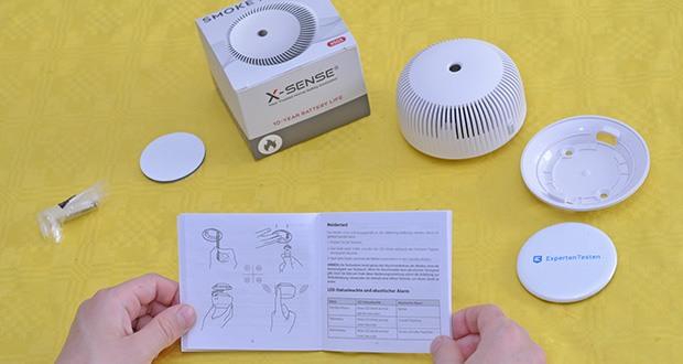 X-Sense XS03 Eigenständiger Rauchmelder im Test - 10 Jahre Batterielebensdauer