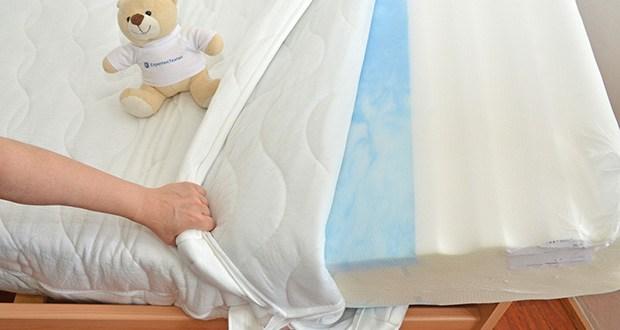 Beco Orthopädische Matratze Vision Top 90 x 200cm im Test - Matratzenkern: „Multi-Pad“ Komfortschaum mit orthopädisch wirksamen Schulter- und Becken-Einlagen (ca. 19 cm, RG 35 kg/m³)