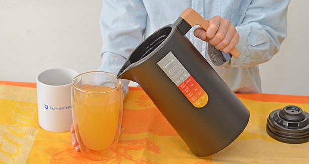 MONODEAL Thermoskanne 1L im Test - hält heiss bis zu 12 Stunden und kalt bis zu 24 Stunden