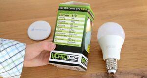 Lichtstrom einer LED Lampe im Test Der Lichtstrom einer LED Lampe im Test