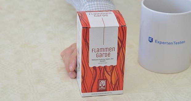 Naturtreu Flammengarde Kurkuma Weihrauch Ingwer Zimt Komplex im Test - Sanftes Feuer für Verdauung, Immunsystem und Gelenke