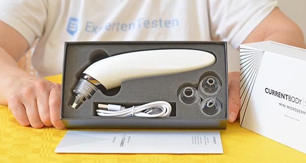 CurrentBody Skin Mini Microderm Peeling-Gerät im Test - Anwendung auf Gesicht und Körper, 2-3 Mal pro Woche