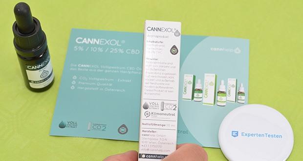 CANNEXOL Buddy 10% CBD Öl für Hunde und Pferde im Test - Zutaten: Hanfsamenöl, Hanfextrakt