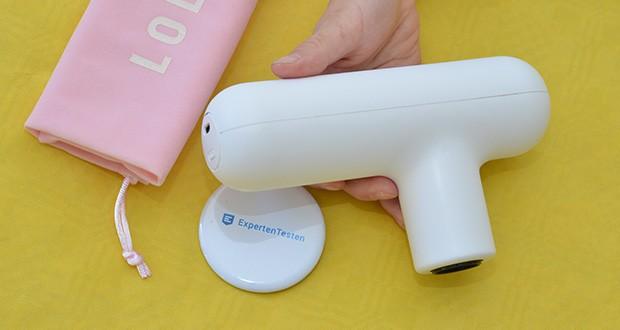 Lola Mini-Massagepistole im Test - Gewicht nur 430 g