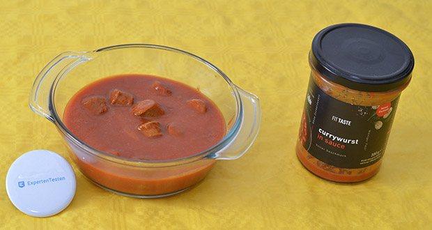 FITTASTE Currywurst in Sauce im Test - überraschend lecker - ganz ohne Verzicht!