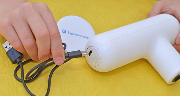 Lola Mini-Massagepistole im Test - schnell wiederaufladbare Lithium-Akku (200 mAh)