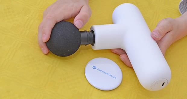 Lola Mini-Massagepistole im Test - Geschwindigkeiten bis 3000 U/min