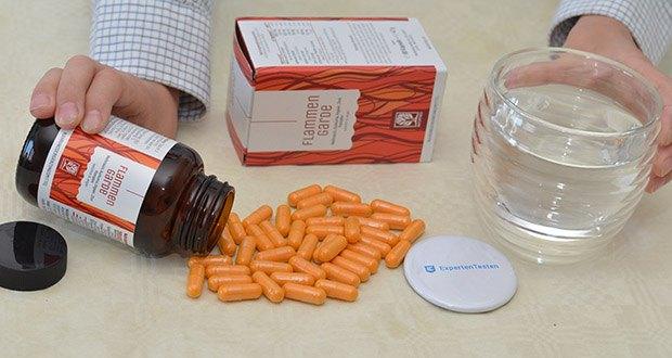 Naturtreu Flammengarde Kurkuma Weihrauch Ingwer Zimt Komplex im Test - pflanzlicher Wirkstoffkomplex mit Kurkuma, Weihrauch, Ingwer und Zimt