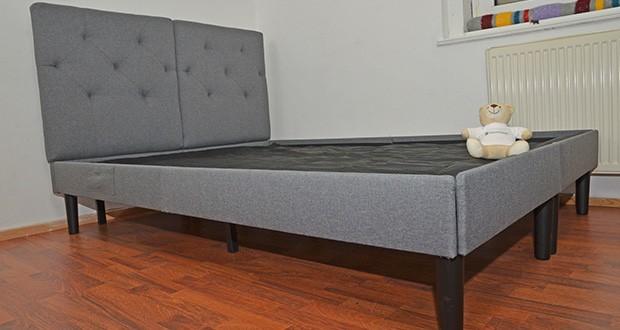 Emma Polsterbett im Test - bietet unter seiner Liegefläche einen großzügigen Stauraum (48 cm Komforthöhe)