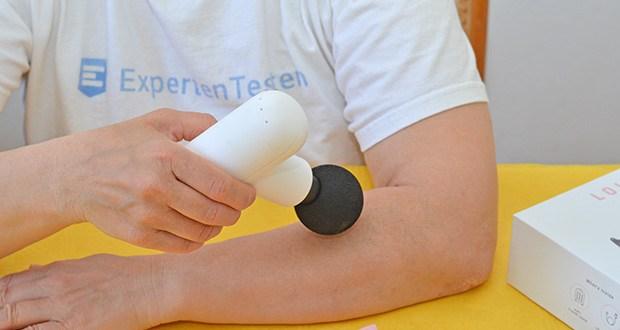 Lola Mini-Massagepistole im Test - wärmt Ihre Muskeln vor dem Training auf