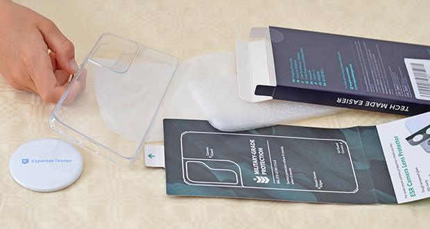 ESR Klare Hülle für Samsung Galaxy S22 im Test - hochwertiges TPU Polymer hält deine Hülle länger kristallklar