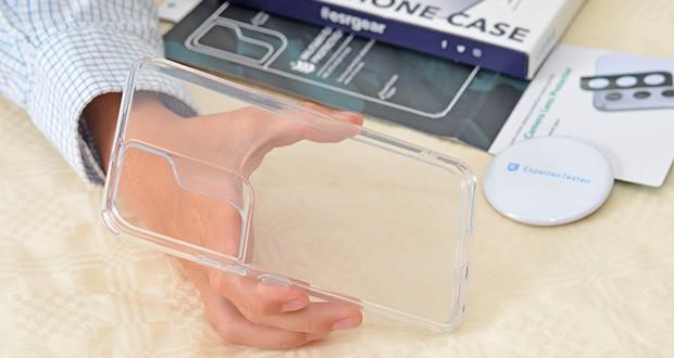 ESR Klare Hülle für Samsung Galaxy S22 im Test - erhöhte Display- und Kamerakanten schützen vor Kratzern