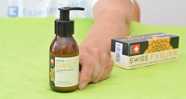 SWISS FX CBD Body Lotion im Test - eine reichhaltige CBD-basierte Körperlotion