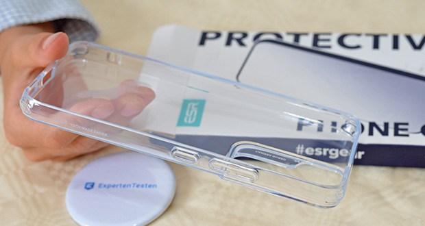 ESR Klare Hülle für Samsung Galaxy S22 im Test - Air-Guard Ecken absorbieren Stöße und Stürze