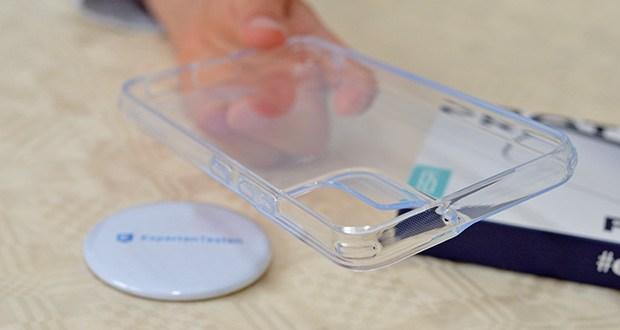 ESR Klare Hülle für Samsung Galaxy S22 im Test - die 1,5 mm dicke Rückseite