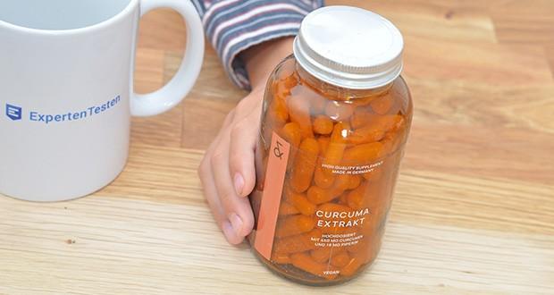 CLAV Curcuma Extrakt Kapseln im Test - mit 450 mg hochreinem Curcumin, dem wichtigsten Wirkbestandteil des Ingwergewächses